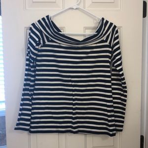 Off the shoulder long sleeve top